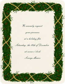 Holly Garland by Paperless Post