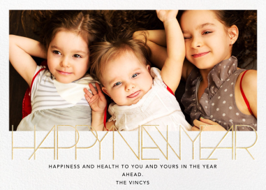 Avant-Garde New Year by Paperless Post