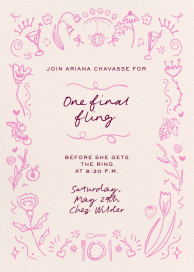 Spot the Disco - Bachelorette Party Invitation by Pulp Templates Co.