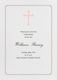 Indented Corners Tall - Confirmation Invitation by Paperless Post