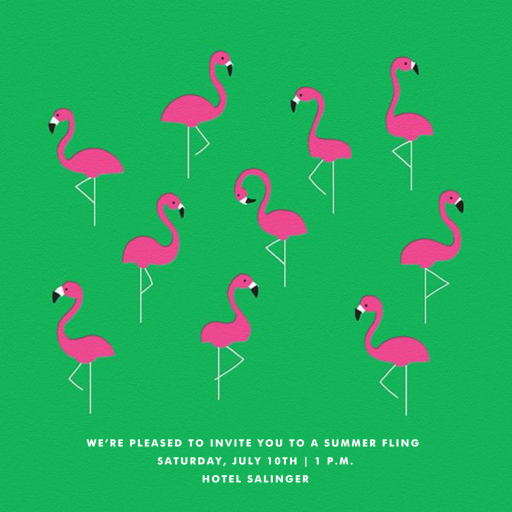 Flamingos by The Indigo Bunting
