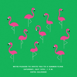 Flamingos by The Indigo Bunting
