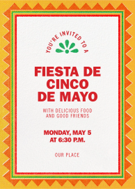 Fiesta Border - Cinco de Mayo Invitation by Paperless Post
