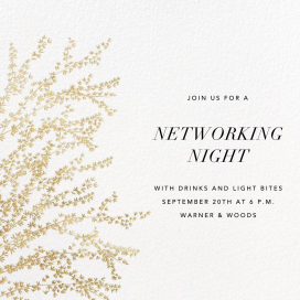 Forsythia Branch - Networking Event Invitation by Paperless Post