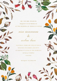 Harvest Market - Wedding Invitation by Happy Menocal