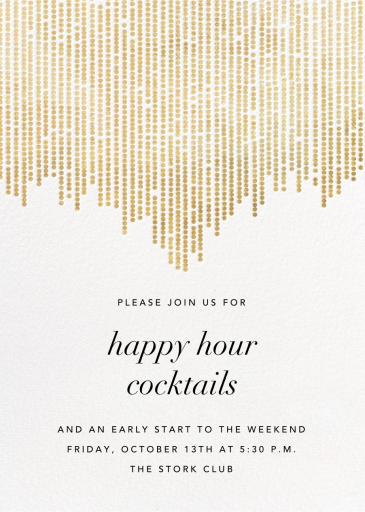 Josephine Baker - Happy Hour Invitation by Paperless Post