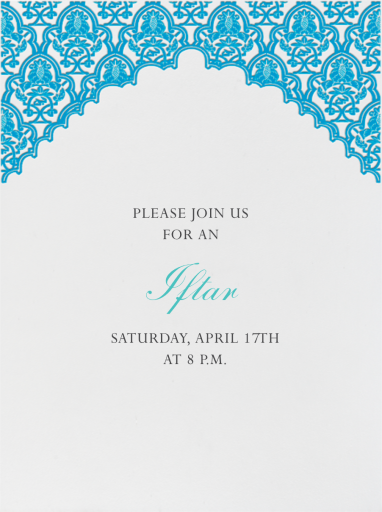 Arabesque - Ramadan & Eid Invitation by Paperless Post