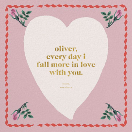 Pour Maman - Valentine's Day Card by Nathalie Lété