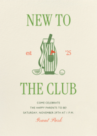 Club Welcome - Baby Shower Invitation by Paperless Post