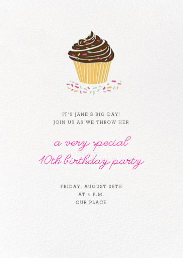 Sprinkles and Icing by Paperless Post