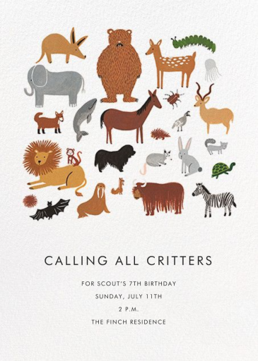 Animal Birthday by Rifle Paper Co.