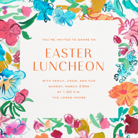 Fresh Flowers - Easter Invitation by Liberty
