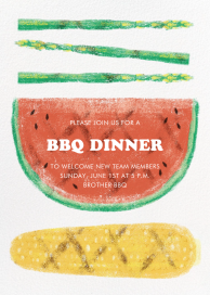 BBQ Musts - Pool Party Invitation by Paperless Post