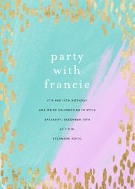 Dappled - Birthday Invitation by Ashley G