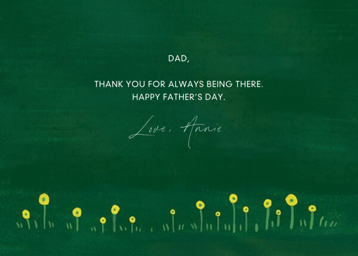 Dad Rock - Father's Day Card by Paperless Post - Back