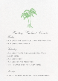 Mascarene - Wedding Weekend Invitation by Crane & Co.