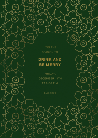 Meadow Border - Holiday Party Invitation by Marimekko