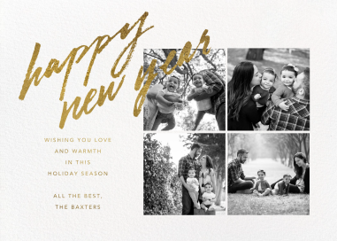 Freehand Filigree - New Year's Card by Paperless Post