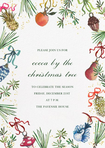 Bauble Bundle - Holiday Party Invitation by Happy Menocal