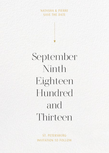 Big Plans - Save the Date by Paperless Post