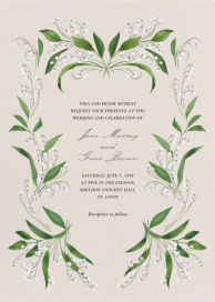 Little Lilies (Invitation) by  Monique Lhuillier