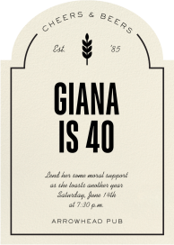 Cheers and Beers - Birthday Invitation by Paperless Post