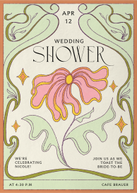 Bloom Nouveau - Bridal Shower Invitation by Paperless Post