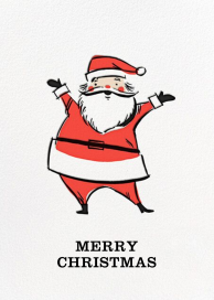 Retro Santa (Greeting) - Greeting Card by Hello!Lucky