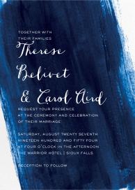 Sapphire - Wedding Invitation by Paper Source