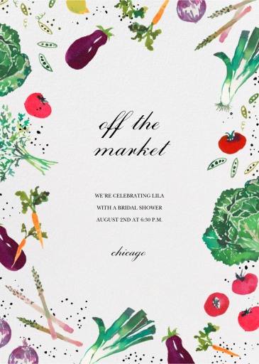 Farmers Market - Invitation by Happy Menocal