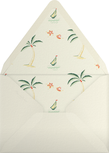 White Sand Christmas - Paperless Post Envelope