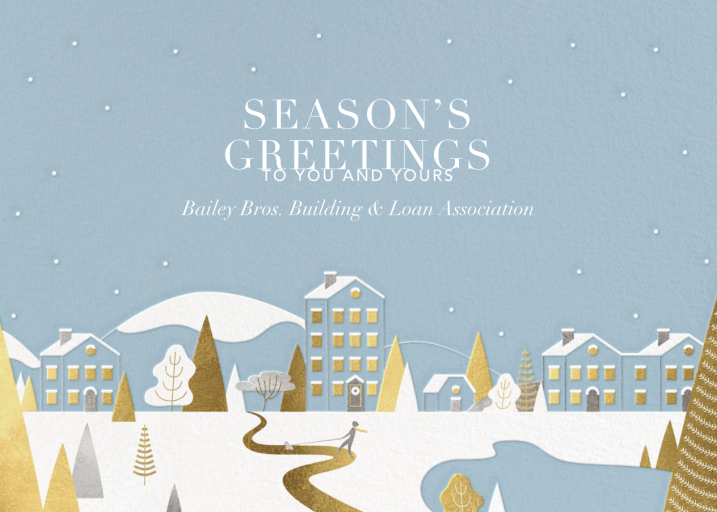 Winter Horizon - Greeting Card by Paperless Post