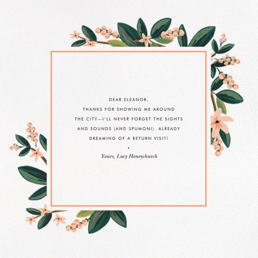 November Herbarium (Square) by Rifle Paper Co.