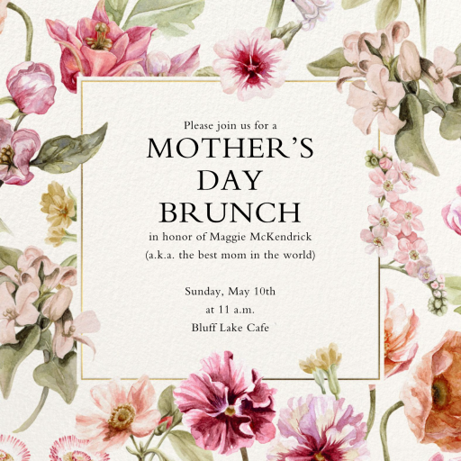 Where Love Blooms - Mother's Day Invitation by Liberty