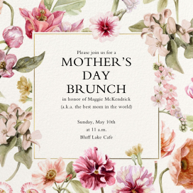 Where Love Blooms - Mother's Day Invitation by Liberty