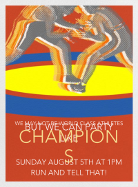 The Wrestlers by Paperless Post