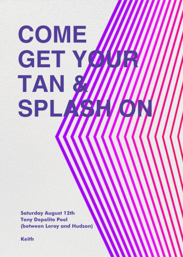 LA 1984 - Summer Party Invitation by Paperless Post