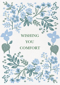 Indigo Sympathy - Get Well Soon Card by Rifle Paper Co.