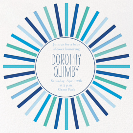 Sweden in the Summer - Baby Shower Invitation by Mr. Boddington's Studio