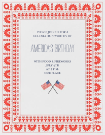 Betsy Ross Handy Work - Red by Mr. Boddington's Studio