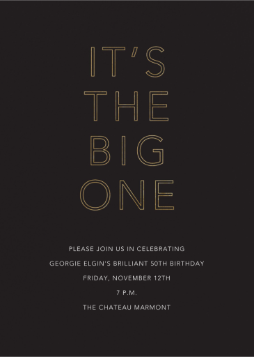 One Big Birthday - Birthday Invitation by Sugar Paper