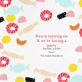 The Sweet Life - Birthday Invitation by Ashley G