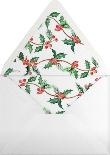 Holly Days - Paperless Post Envelope
