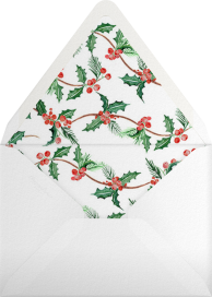 Holly Days - Paperless Post Envelope