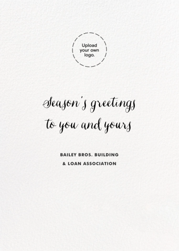 Village Skating (Josie Portillo) - Holiday Card by Red Cap Cards - Back