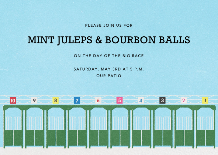 Starting Gate - Get-Together Invitation by Paperless Post