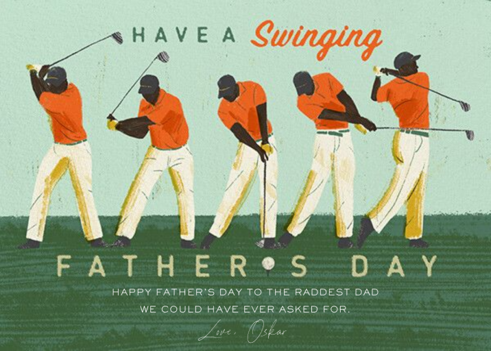 Big Swing - Father's Day Card by Paperless Post