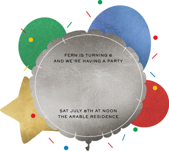 Blown Away - Birthday Invitation by Paperless Post