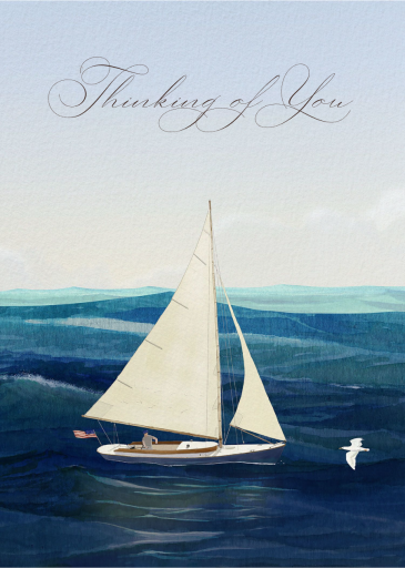 Set Sail - Sympathy Card by Felix Doolittle