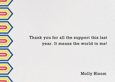 Bargello Side - Stationery by Jonathan Adler